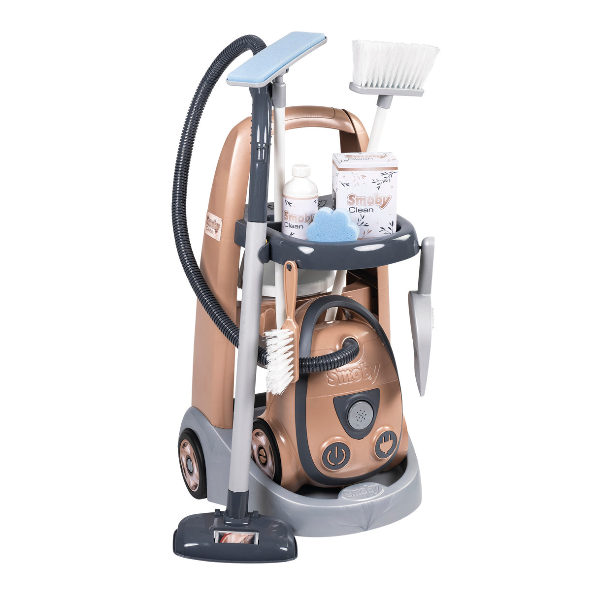 Smoby Cleaning Trolley + Vacuum Cleaner Rowenta 330325S