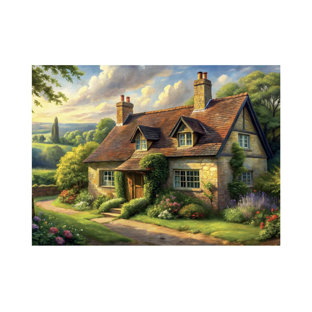 Dino Puzzle 1000 Pieces: English Countryside 53323D