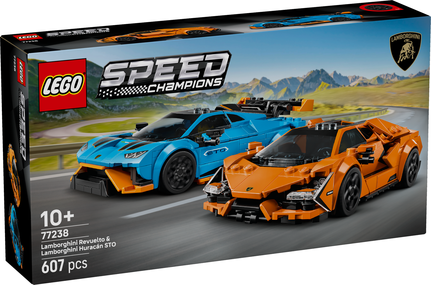 LEGO Speed Champions Lamborghini Revuelto & Huracán STO 77238L