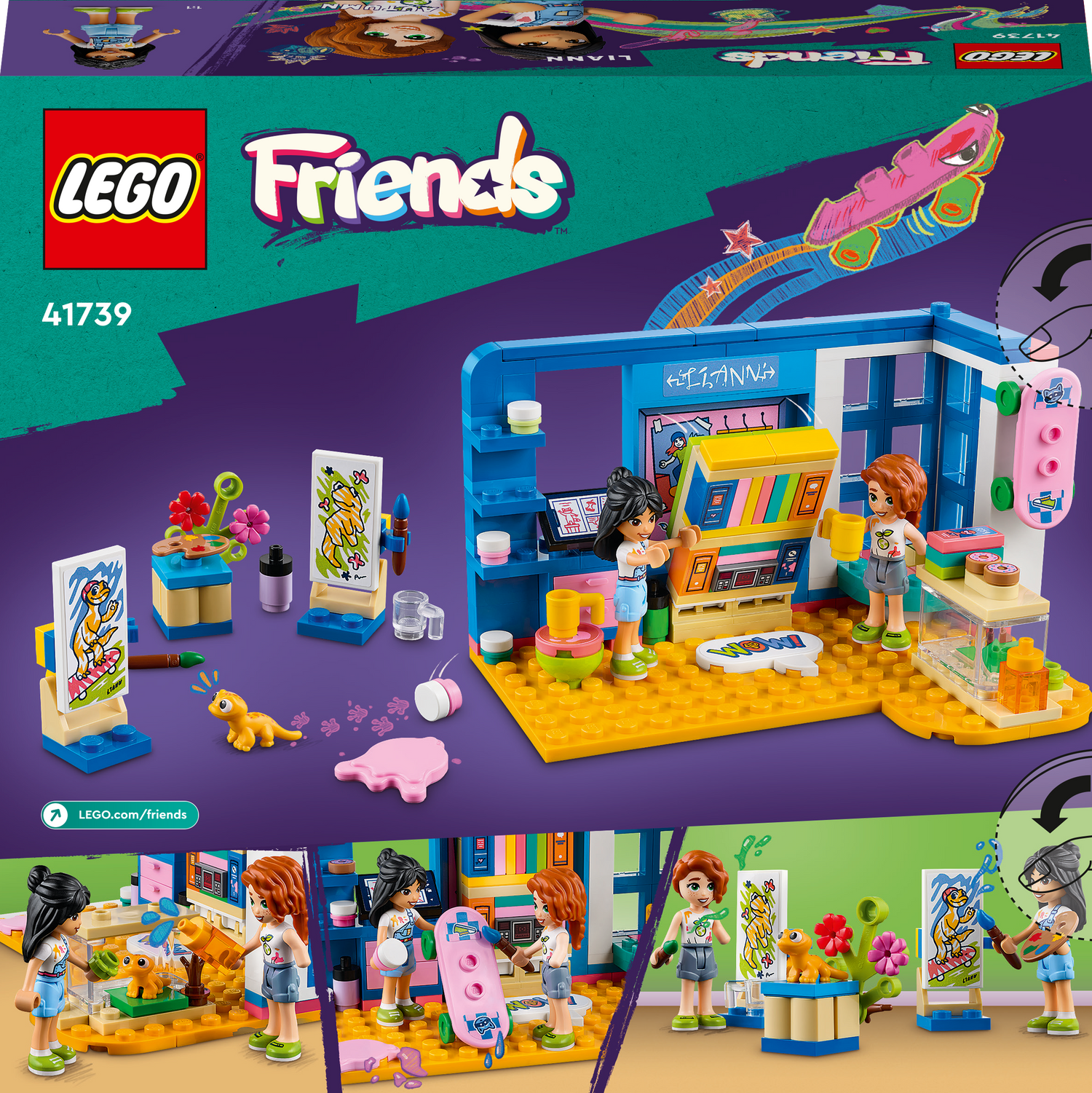 LEGO Friends Liann's Room 41739L