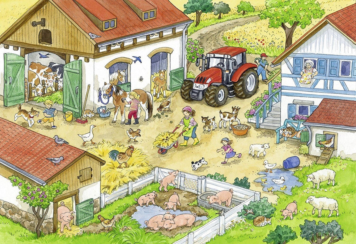 Ravensburger Puzzle 2x24 pc Merry Country Life 091959V