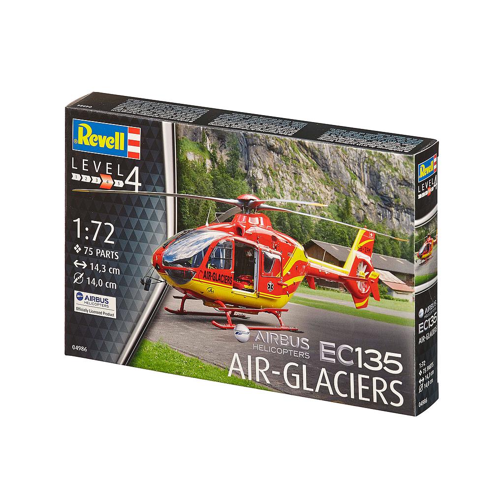 Revell Plastic Model  Airbus Helicopters EC135 AIR-GLACIERS 1:72 04986R