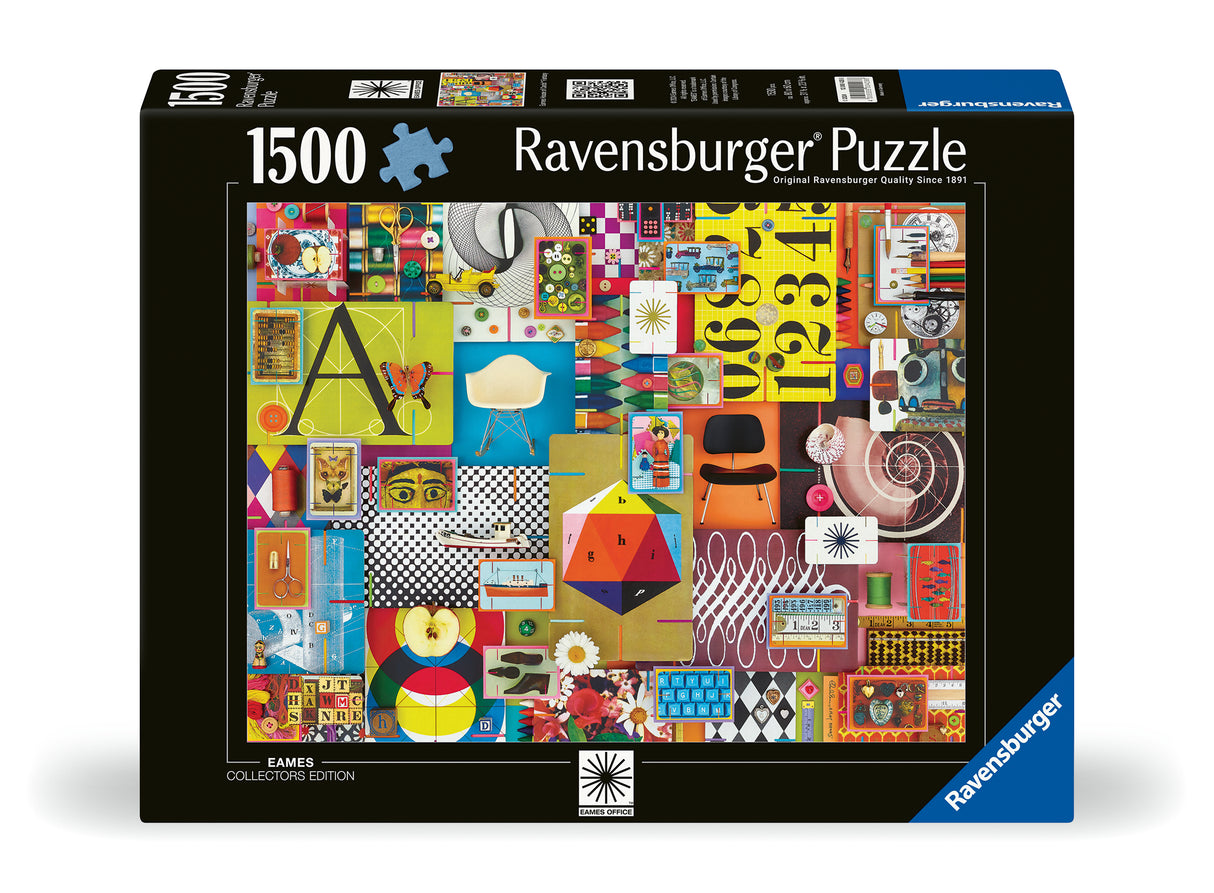 Ravensburger Puzzle 1500 pc Eames Variations 12000428V