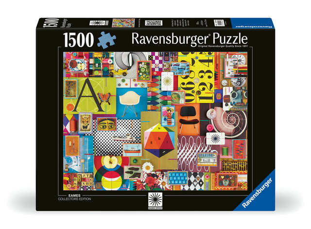 Ravensburger Puzzle 1500 pc Eames Variations 12000428V