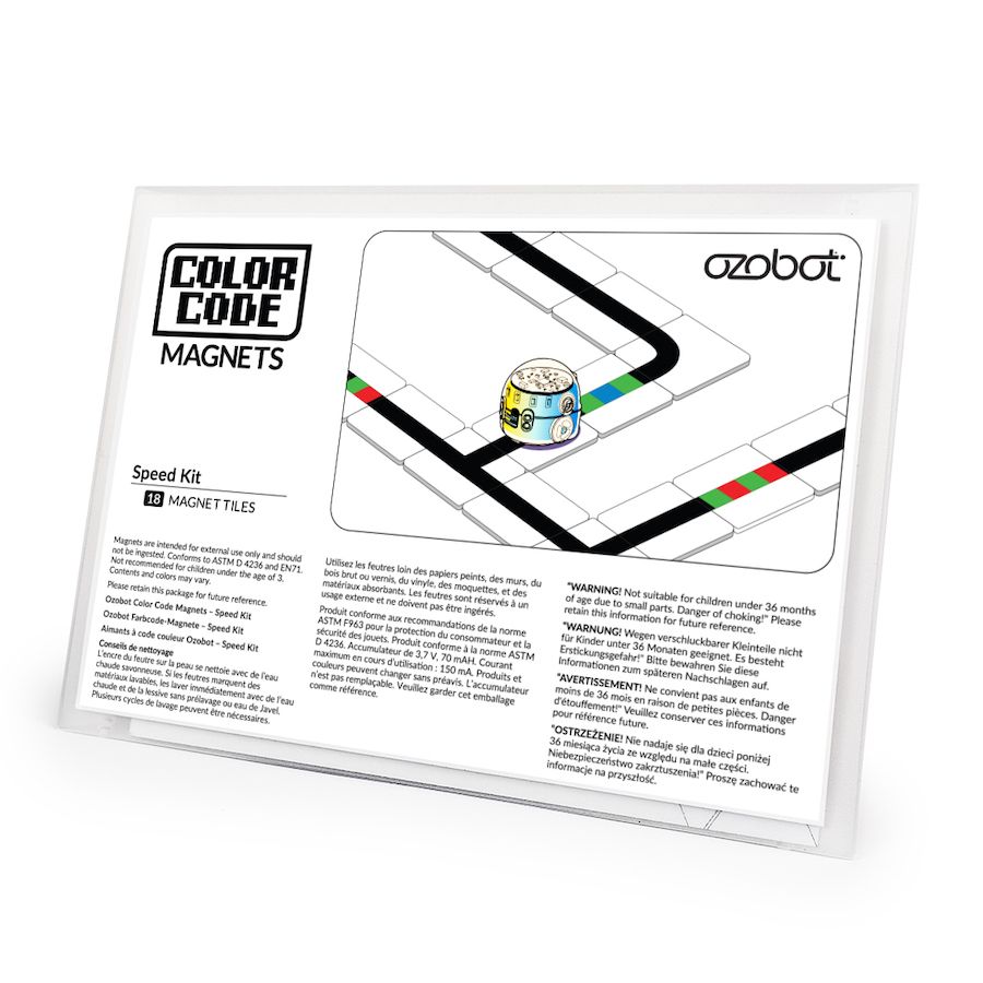 Ozobot Color Code Magnets Speed Kit 18 Tiles OZO-035016-01