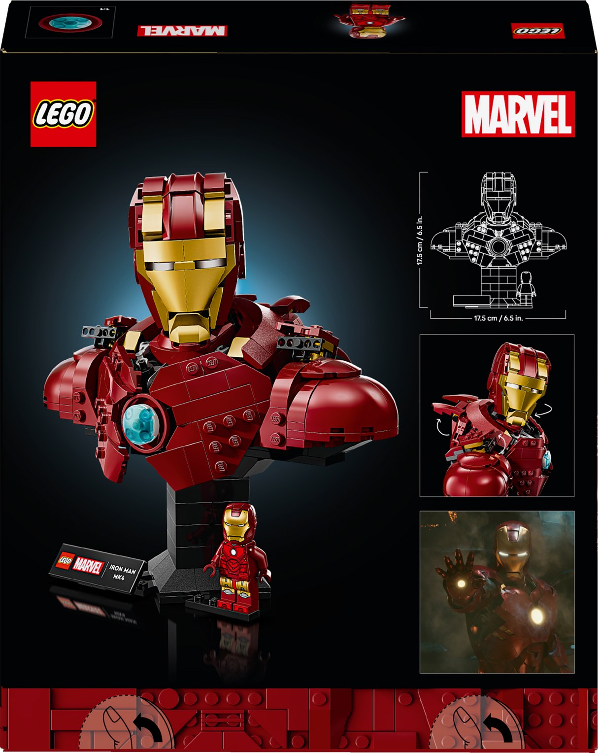 LEGO Marvel Iron Man MK4 Bust 76327L