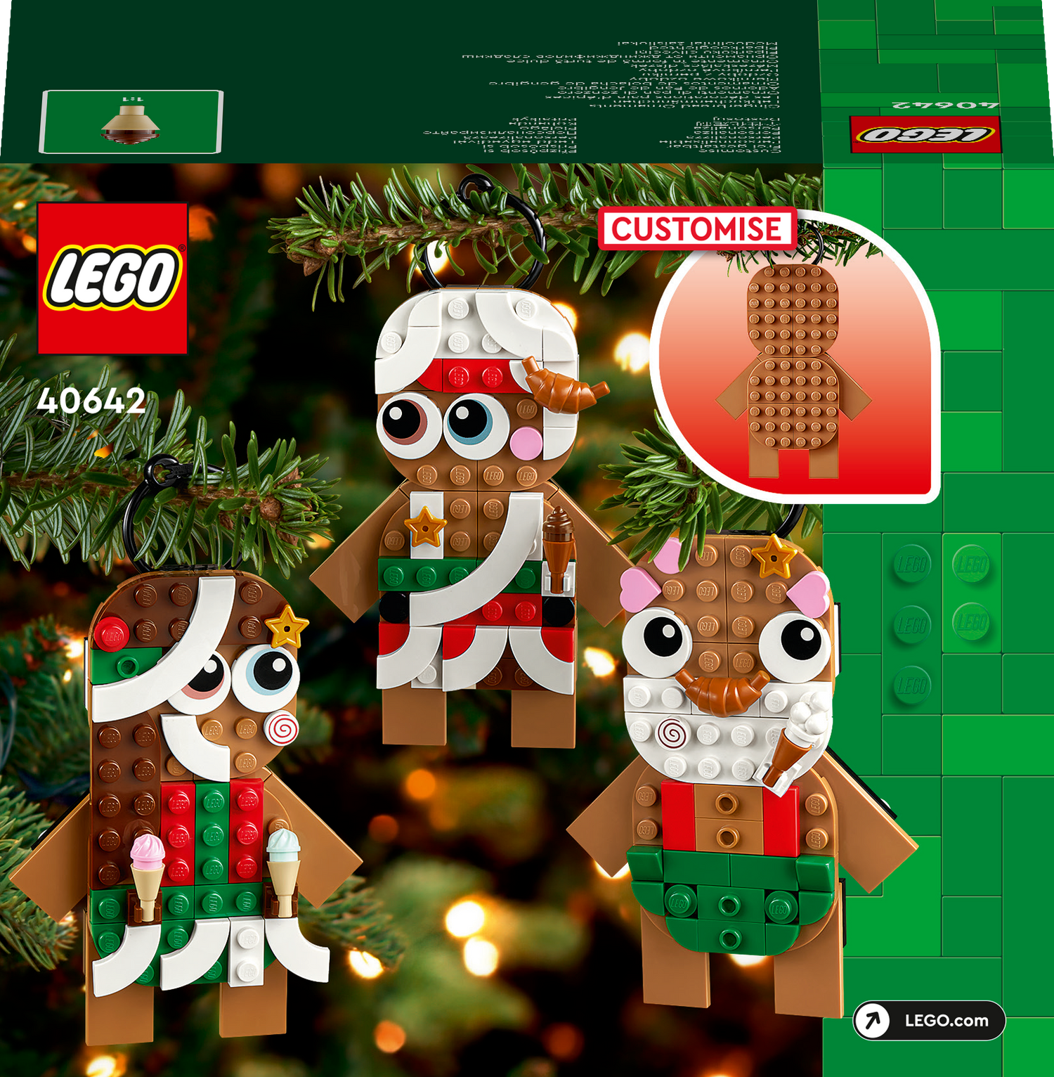 LEGO Gingerbread Ornaments 40642L