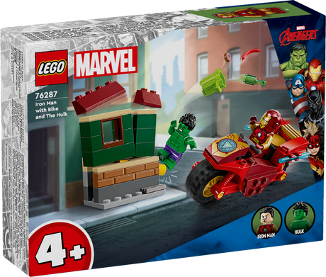 LEGO Super Heroes Iron Man with Bike and The Hulk 76287L