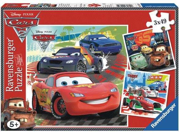 Ravensburger Puzzle 3x49 pc Cars 2 092819V