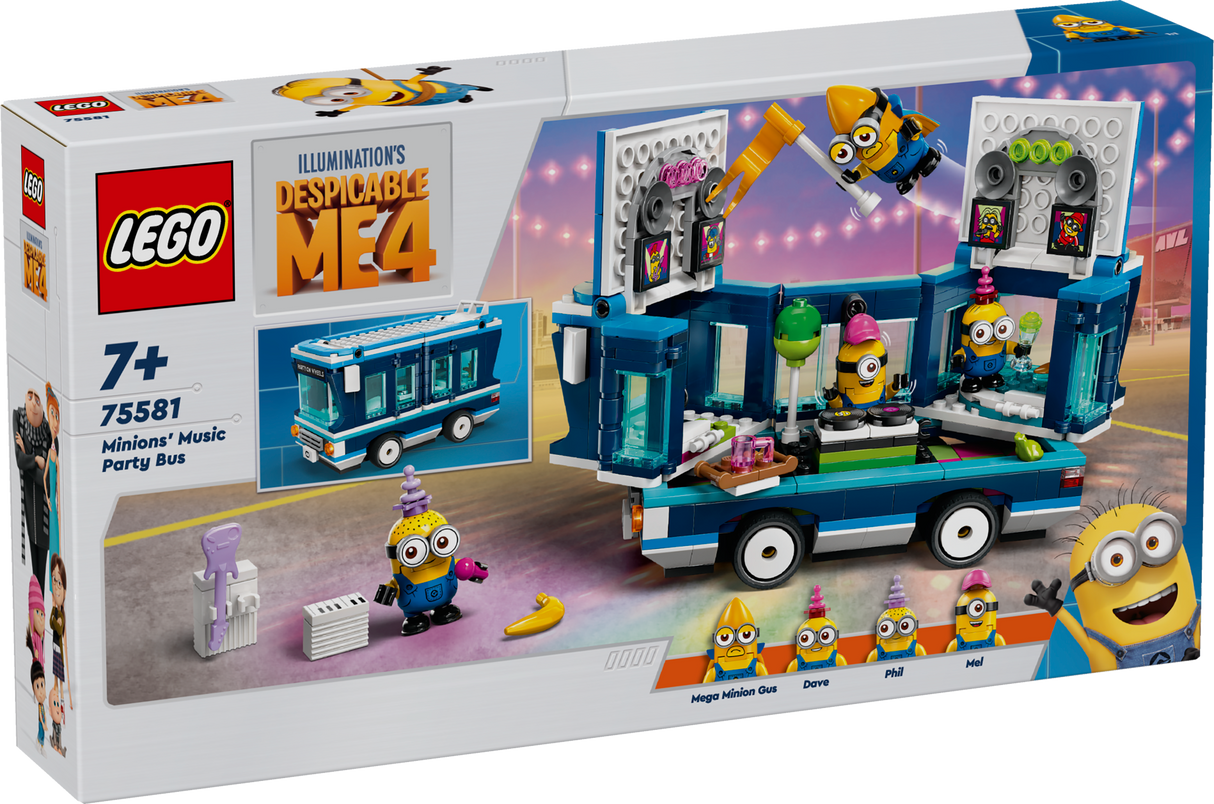 LEGO Minions Minions’ Music Party Bus 75581L