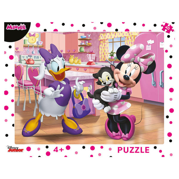 Dino Frame Puzzle 40 pc, Disney Pink Minnie 32219D