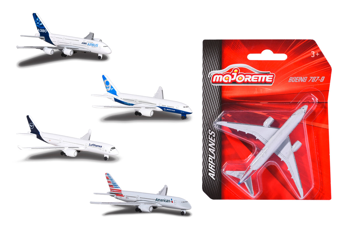 Majorette passenger planes 4 different 212057980B