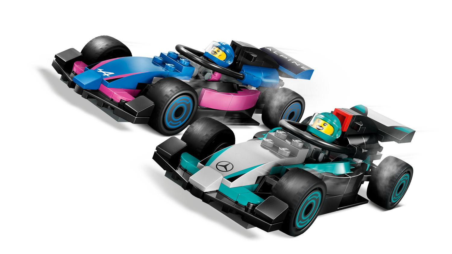 LEGO City F1 Garage & Mercedes-AMG & Alpine Cars 60444L