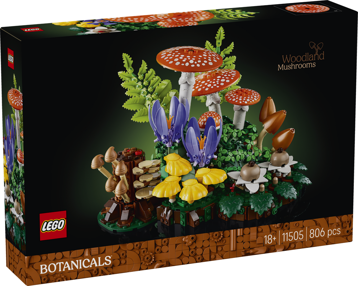 LEGO Botanicals Woodland Mushrooms 11505L