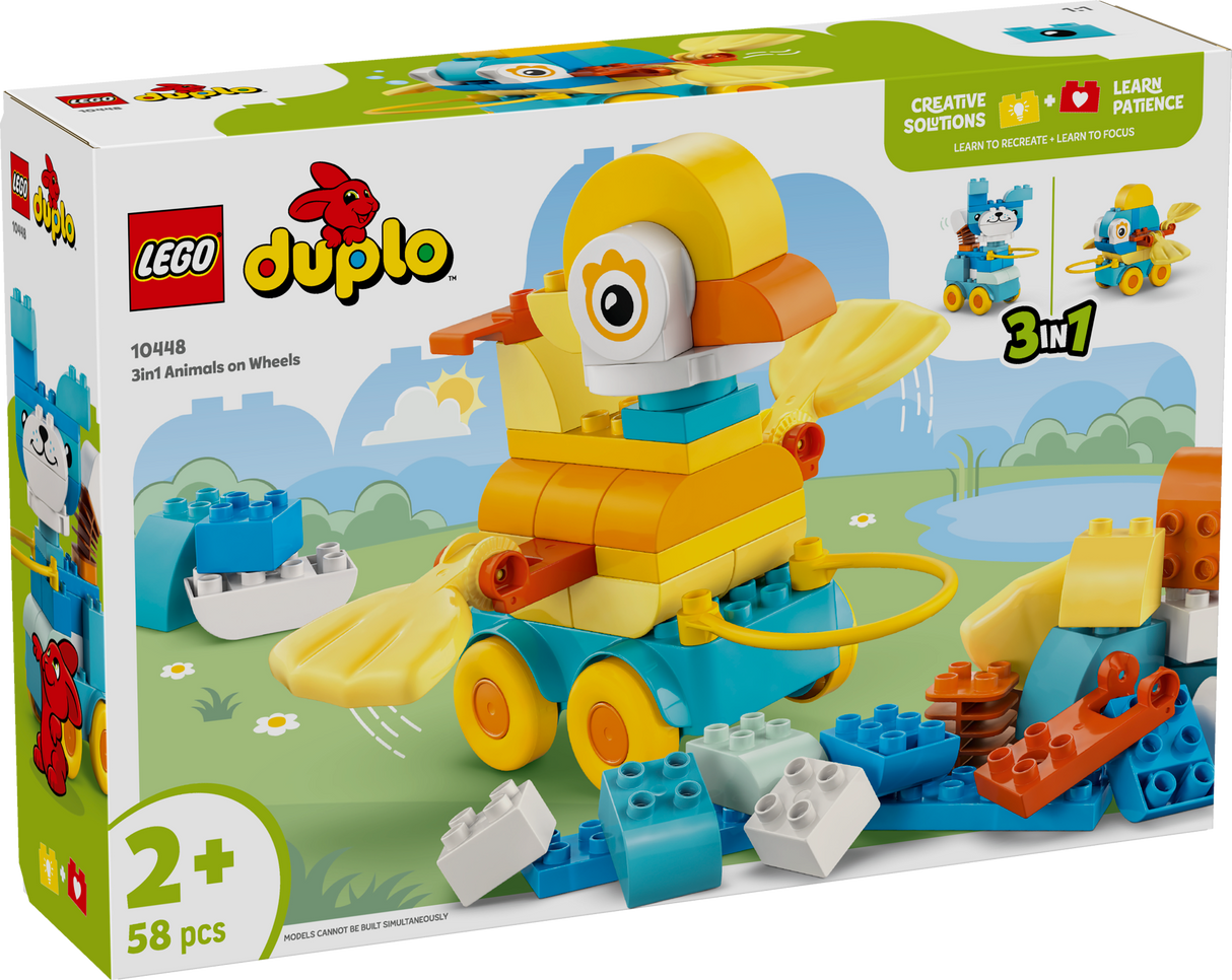 LEGO DUPLO 3in1 Animals on Wheels 10448L