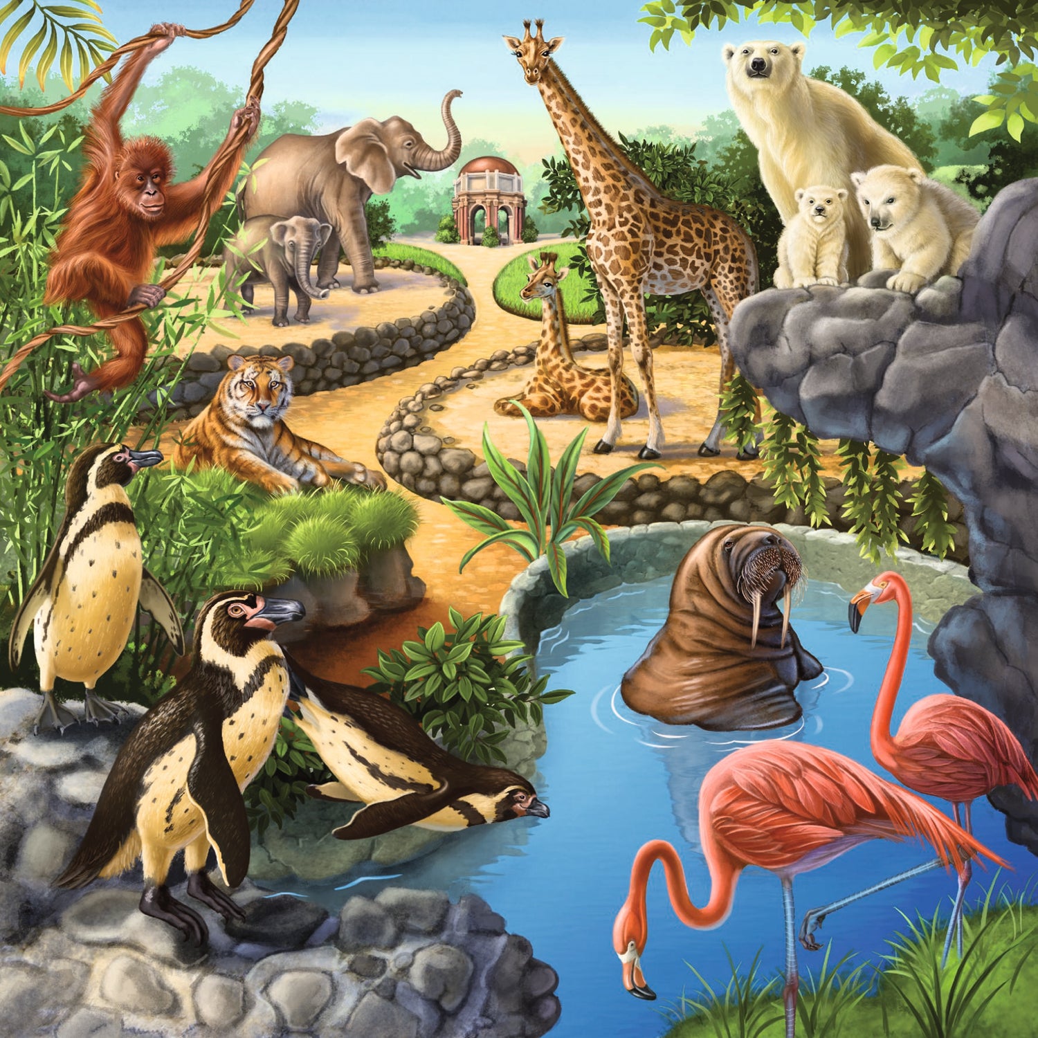 Ravensburger Puzzle 3x49 pc Animals 092659V