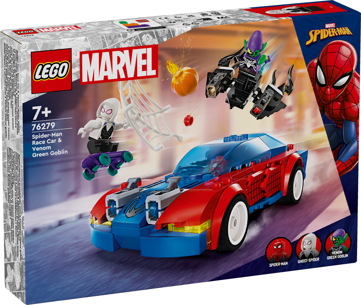 LEGO Super Heroes Spider-Man Race Car & Venom Green Goblin 76279L