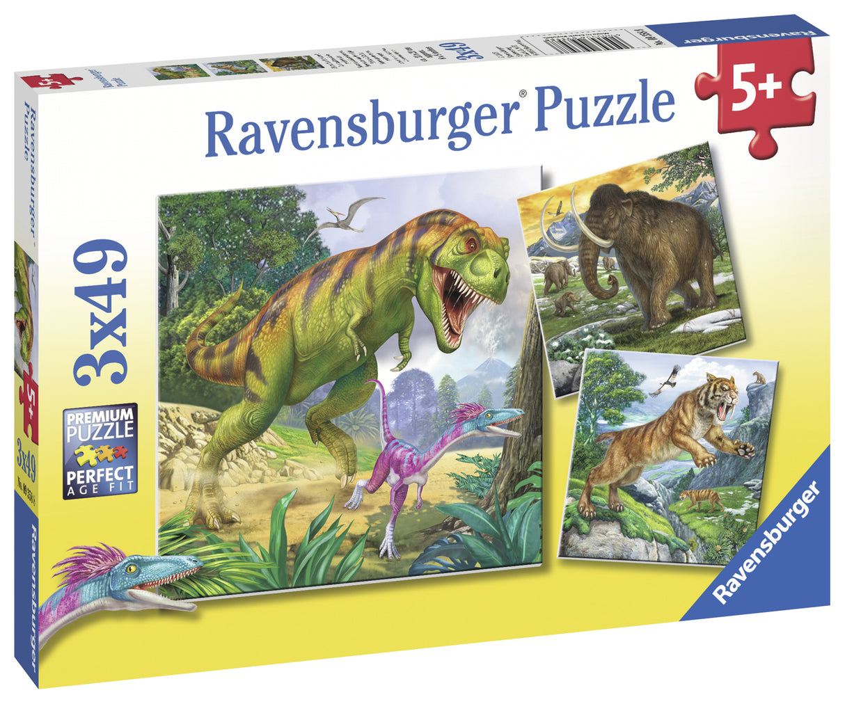 Ravensburger Puzzle 3x49 pc The Ancient Ruler 093588V
