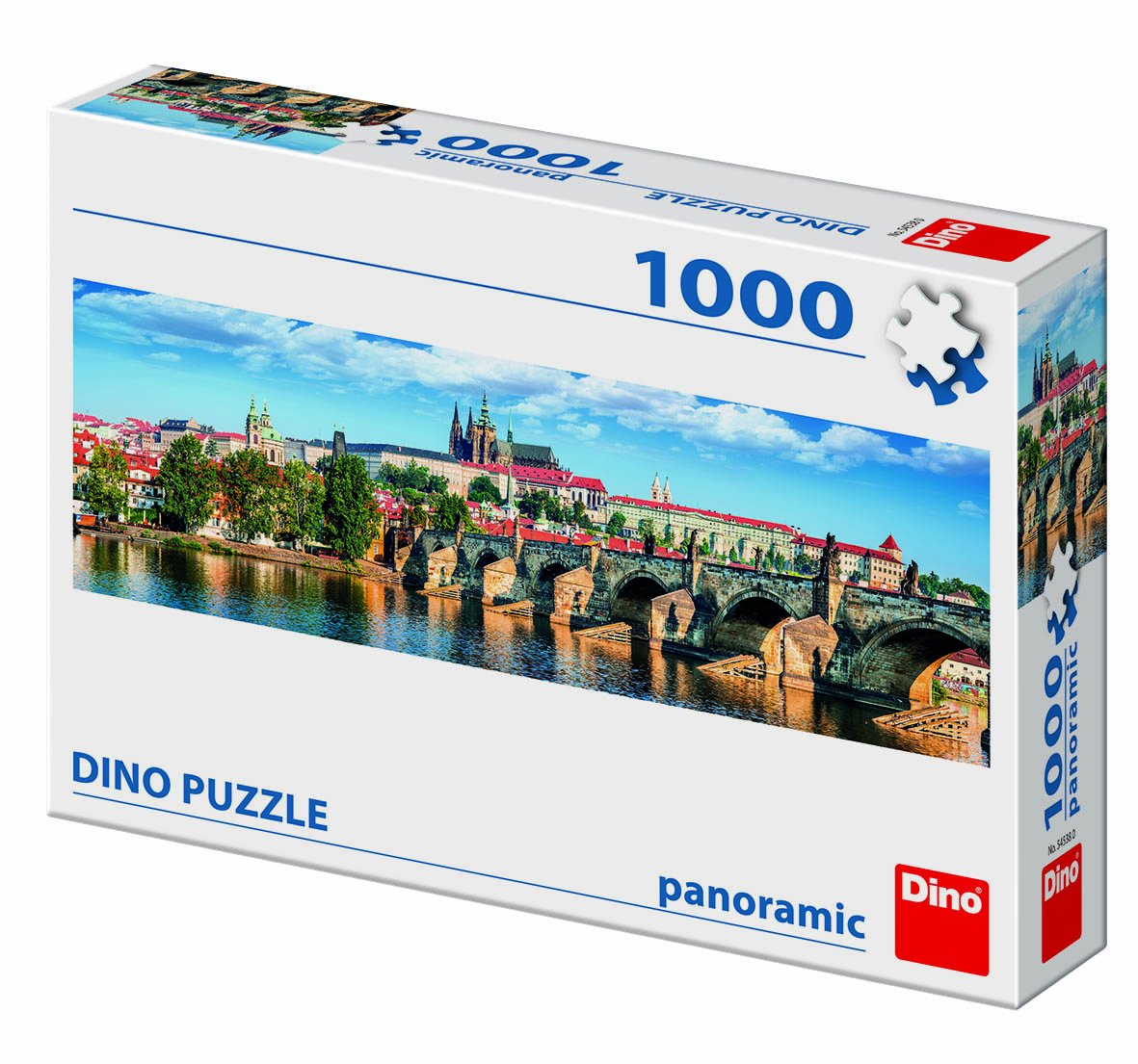 Dino Panoramic Puzzle 1000 pc Charles Bridge 54538D
