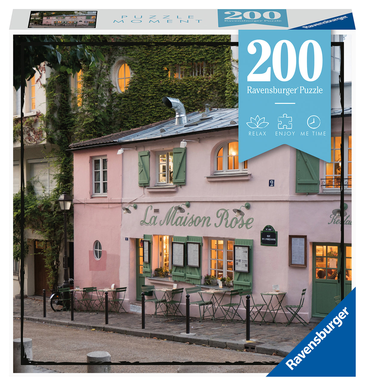 Ravensburger puzzle 200 pc Paris Cafe 132713V