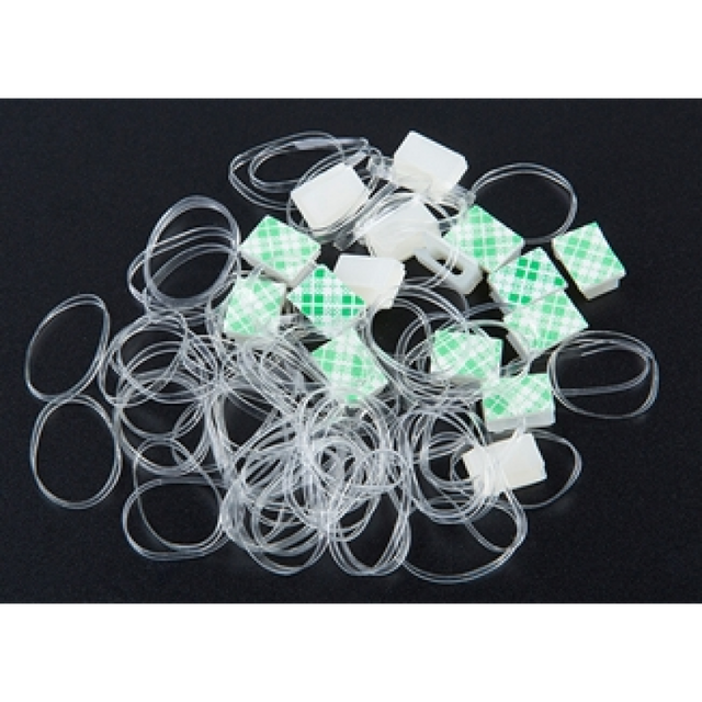 Makeblock Neuron Fixed Clips(16) & Rubber Bands(80) P1040021