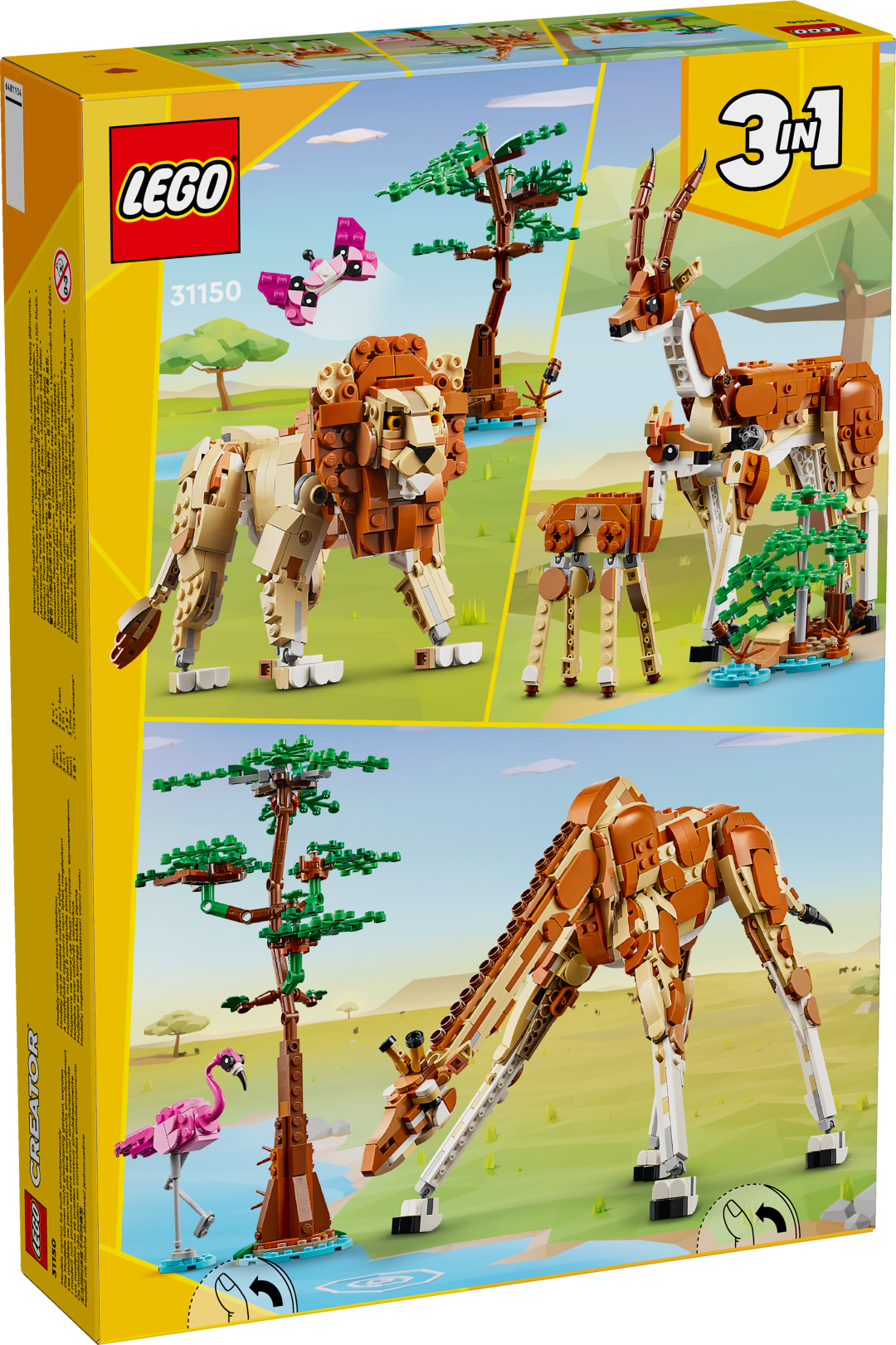 LEGO Creator Wild Safari Animals 31150L