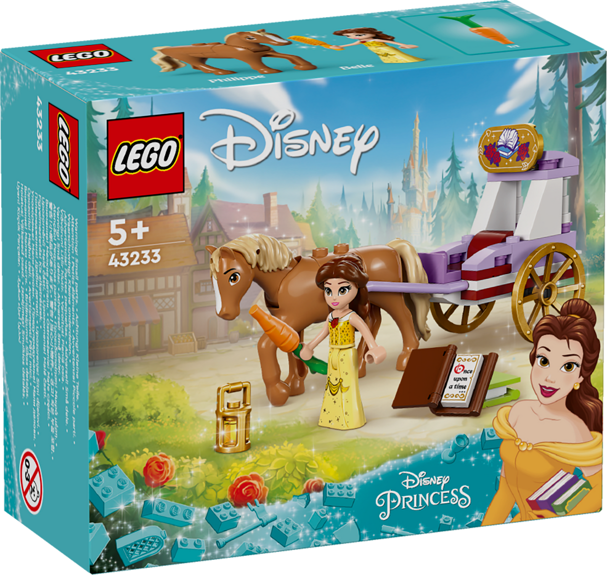 LEGO Disney Princess Belle's Storytime Horse Carriage 43233L