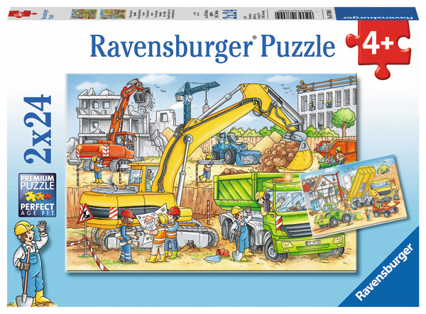 Ravensburger Puzzle 2x24 pc Hard Work 078004V
