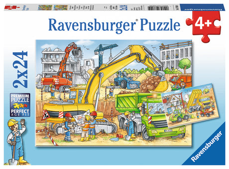 Ravensburger Puzzle 2x24 pc Hard Work 078004V