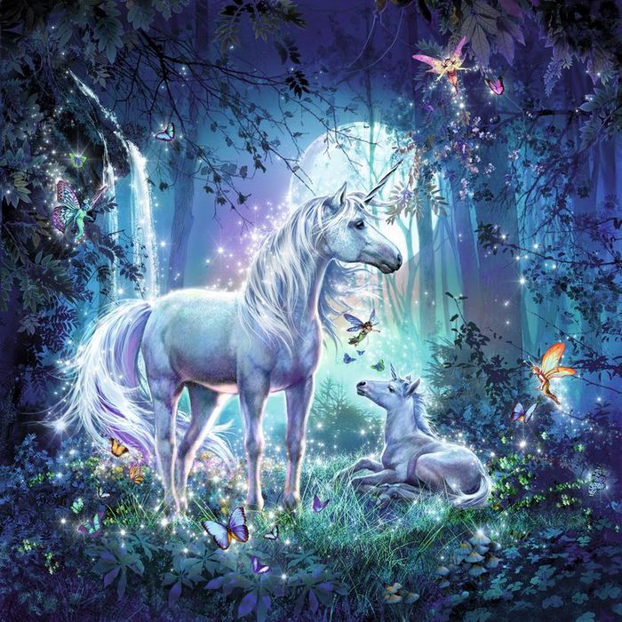 Ravensburger Puzzle 3x49 pc Beautiful Unicorns 092918V
