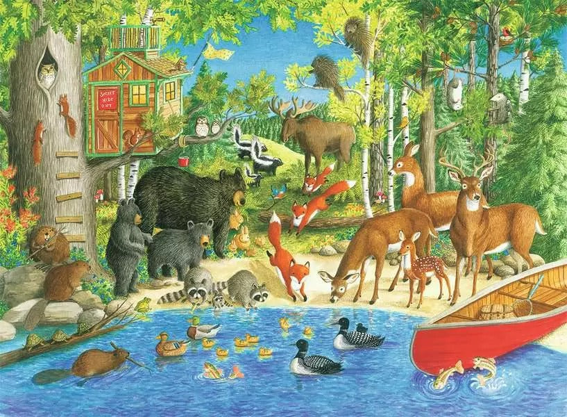 Ravensburger  Puzzle 200 pc Woodland Friends 127405V