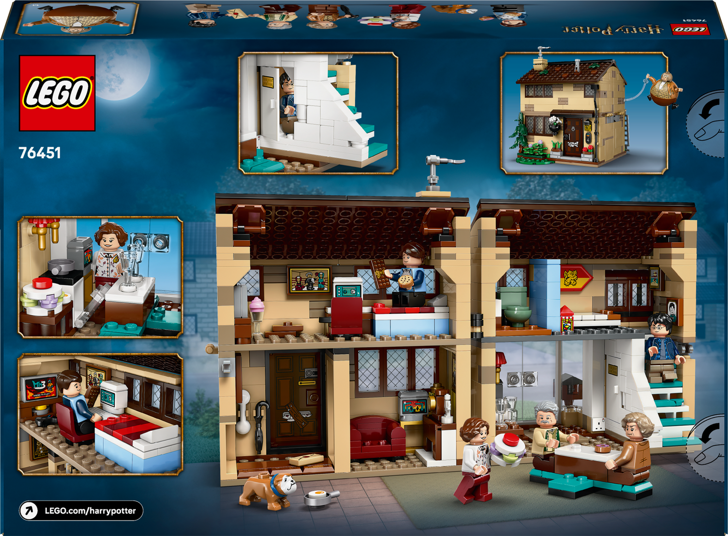 LEGO Harry Potter Privet Drive: Aunt Marge's Visit 76451L