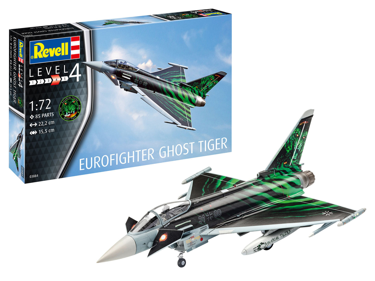 Revell plastic model Eurofighter "Ghost Tiger" 1:72 03884R