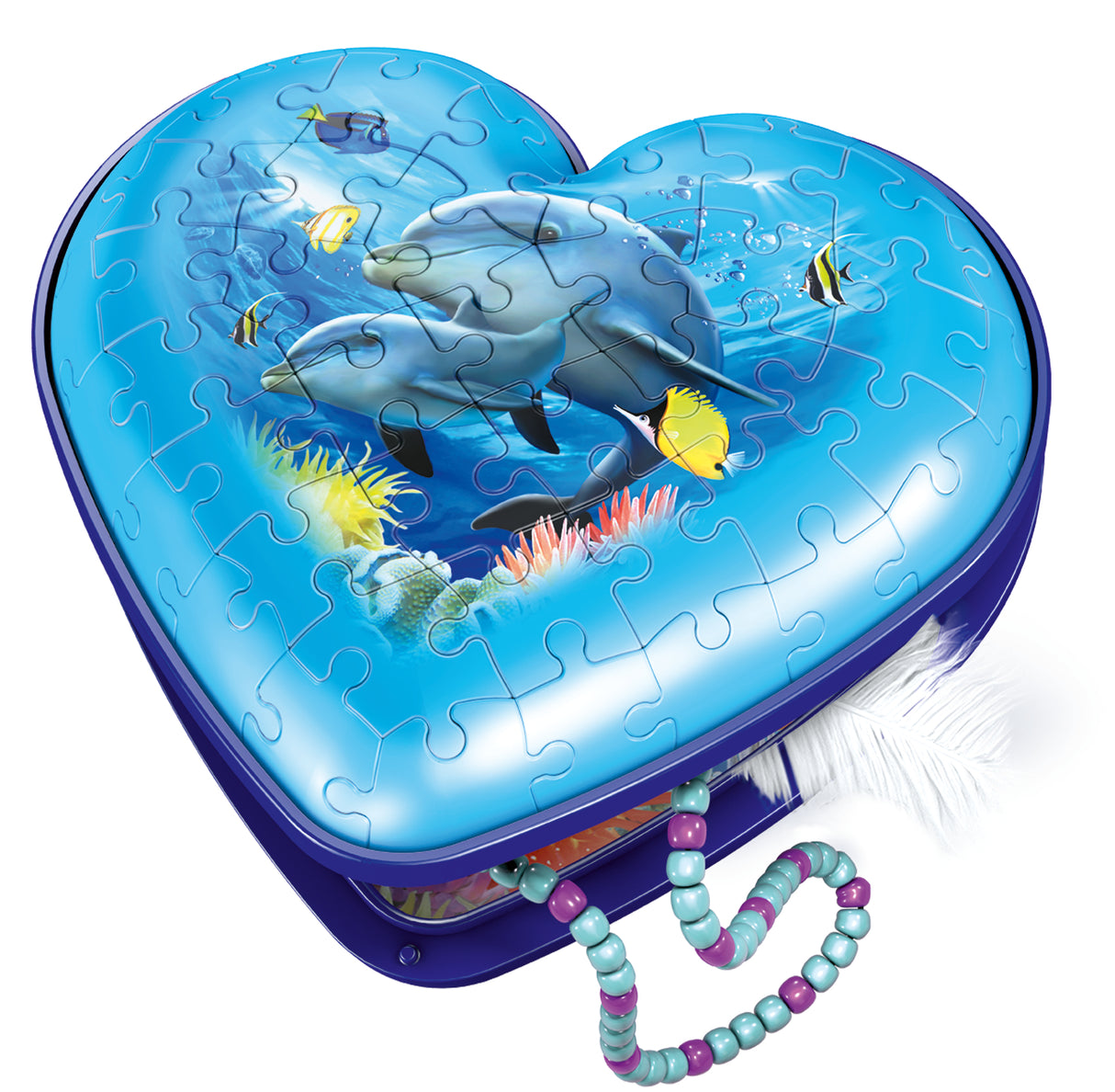Ravensburger 3D Puzzle Heart Box Underwater world 111725V