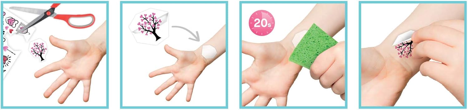 Buki Washable Tattoo 75 pc - Coloured TA003I