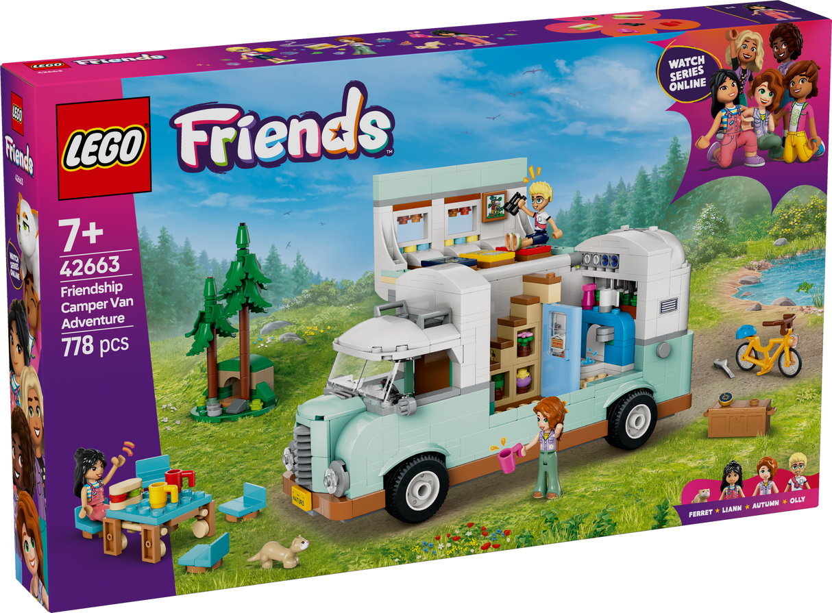 LEGO Friends Friendship Camper Van Adventure 42663L