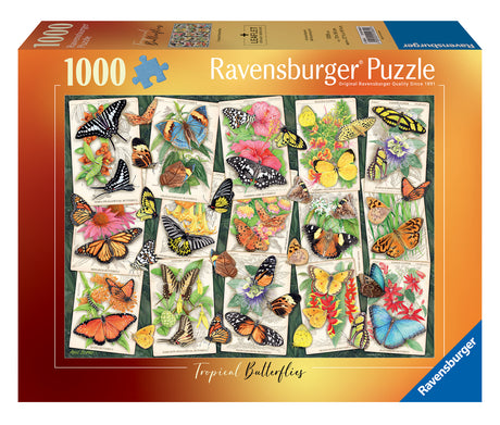 Ravensburger puzzle 1000 pieces Exotic butterflies 12001084V