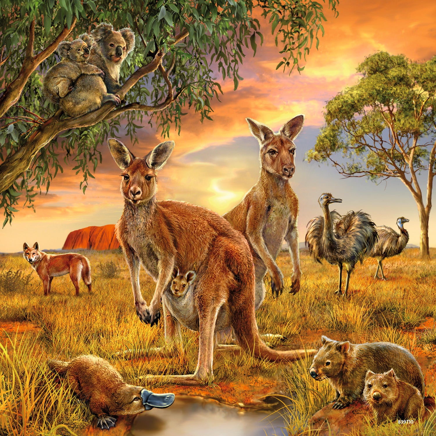 Ravensburger Puzzle 3x49 pc World Animals 093304V