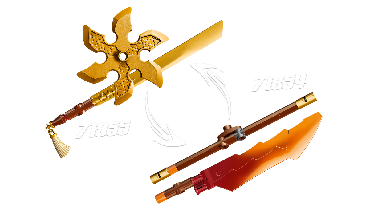 LEGO Ninjago Cole's Mission Mech & Dragon Zane 71854L