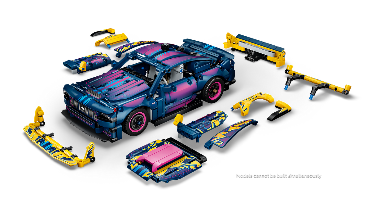 LEGO Technic Custom Garage Ford Mustang GT Car 42236L