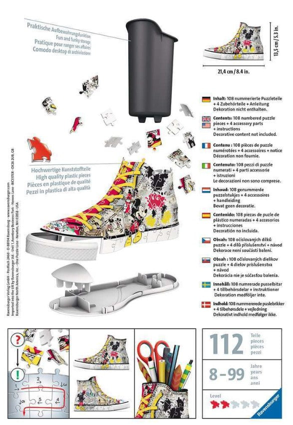 Ravensburger 3D Puzzle Mickey Sneaker 120550V