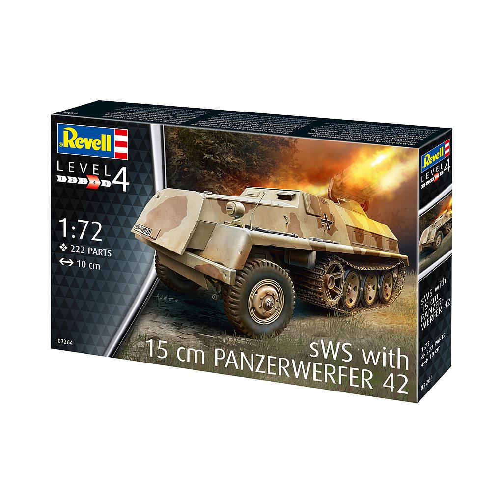 Revell Plastic Model 15 cm Panzerwerfer 42 auf sWS 1:72 03264R