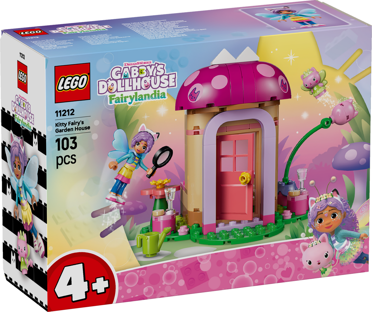 LEGO Gabby’s Dollhouse Kitty Fairy’s Garden House 11212L
