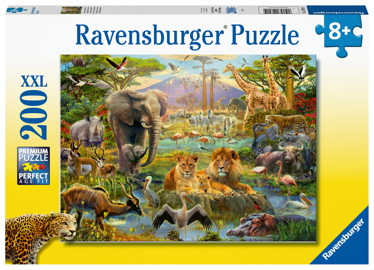 Ravensburger Puzzle 200 pc Animals of the Savanna 128914V