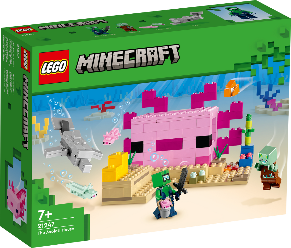 LEGO Minecraft The Axolotl House 21247L