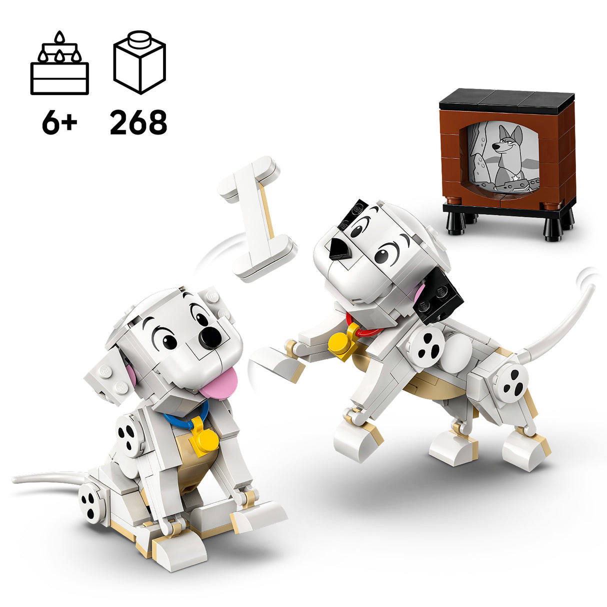 LEGO Disney Lucky & Penny 101 Dalmatians Puppies 43271L