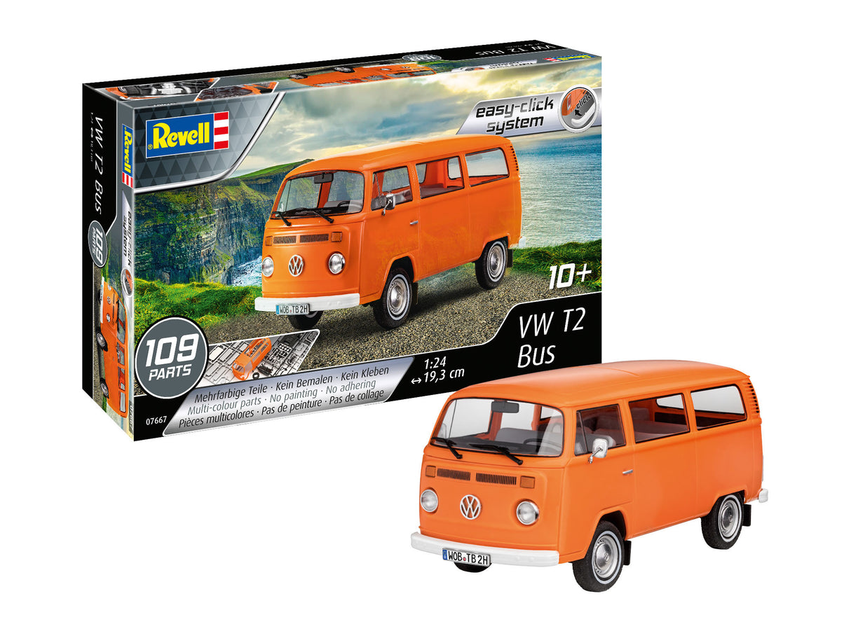 Revell plastic model VW T2 Bus 1:24 07667R