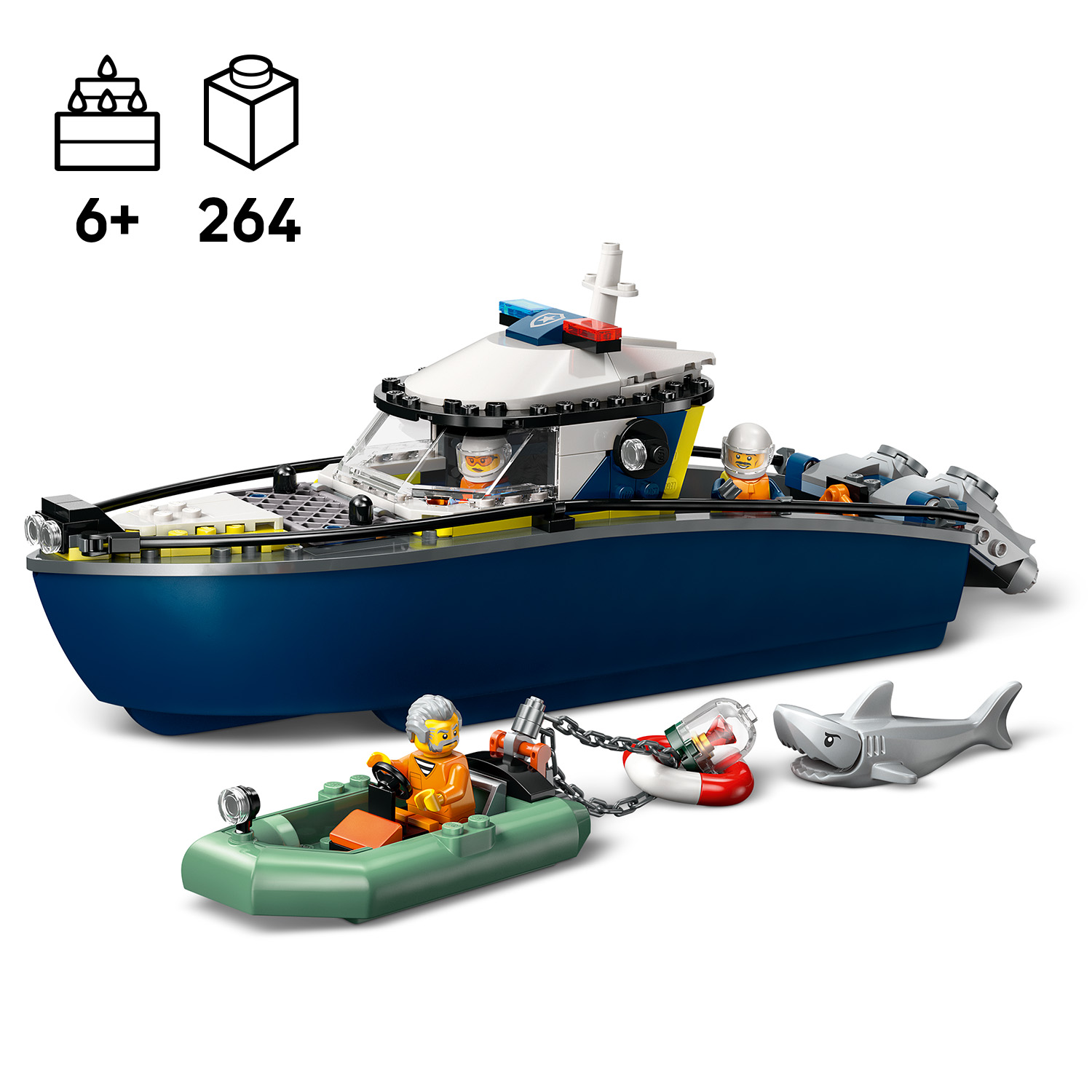 LEGO City Police Boat Chase 60456L