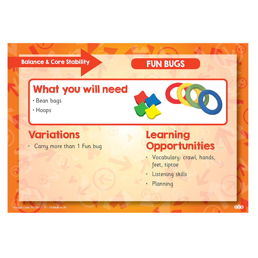 TTS Physical Development Equipment and Activity Cards PE10233B