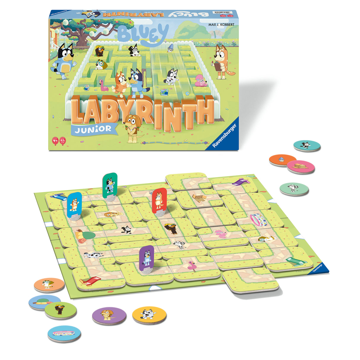Ravensburger Board Game: Bluey Junior Labyrinth 24711U